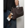 Rodeo S leather crossbody bag with vintage motif