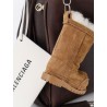 Rodeo S leather crossbody bag with vintage motif
