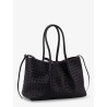 Pinacoteca leather handbag with Intrecciato motif