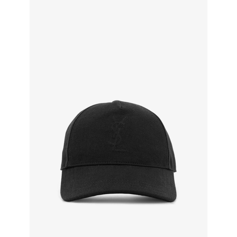 Black denim hat