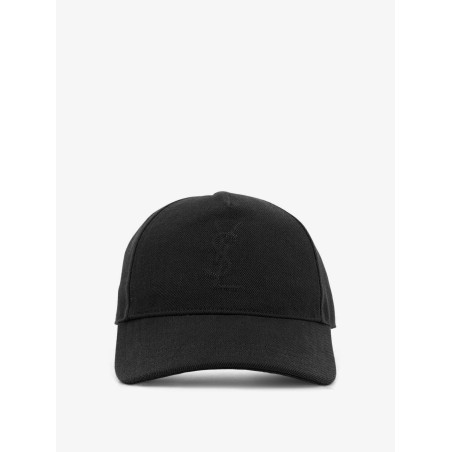 Black denim hat