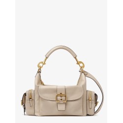 Medium Double Carry leather shoulder bag