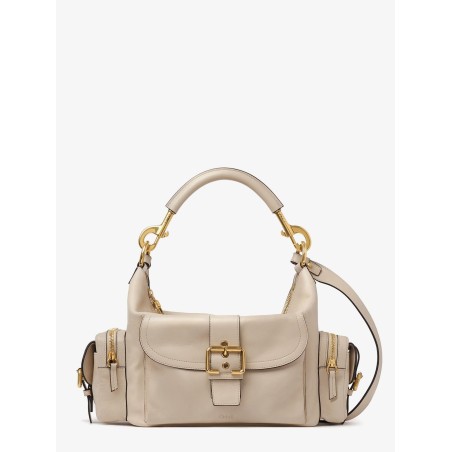 Medium Double Carry leather shoulder bag
