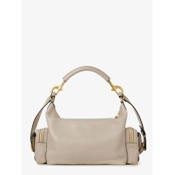 Medium Double Carry leather shoulder bag