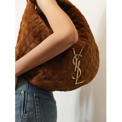 Icare Hobo suede handbag