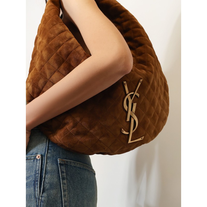 Icare Hobo suede handbag