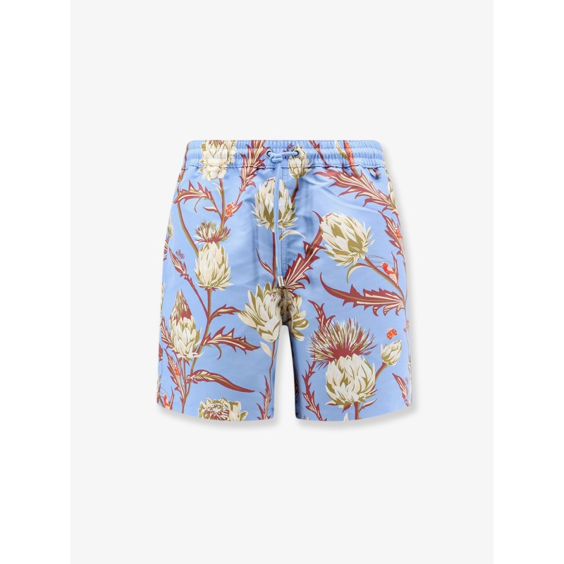 Paula's Ibiza floral print nylon swim trunks