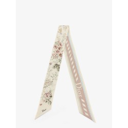Silk bandeau with toile de Jouy Floral Garden print