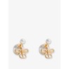 Brass earrings