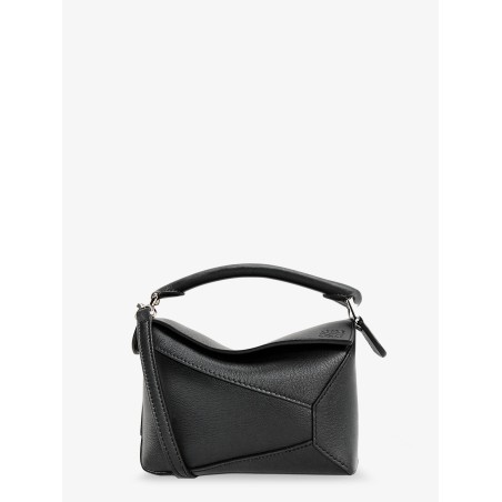 Puzzle Edge Leather Handbag