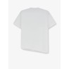 Asymmetric cotton blend t-shirt