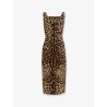 Midi Dress with Animal print