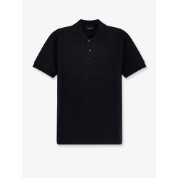 GG viscose blend polo shirt