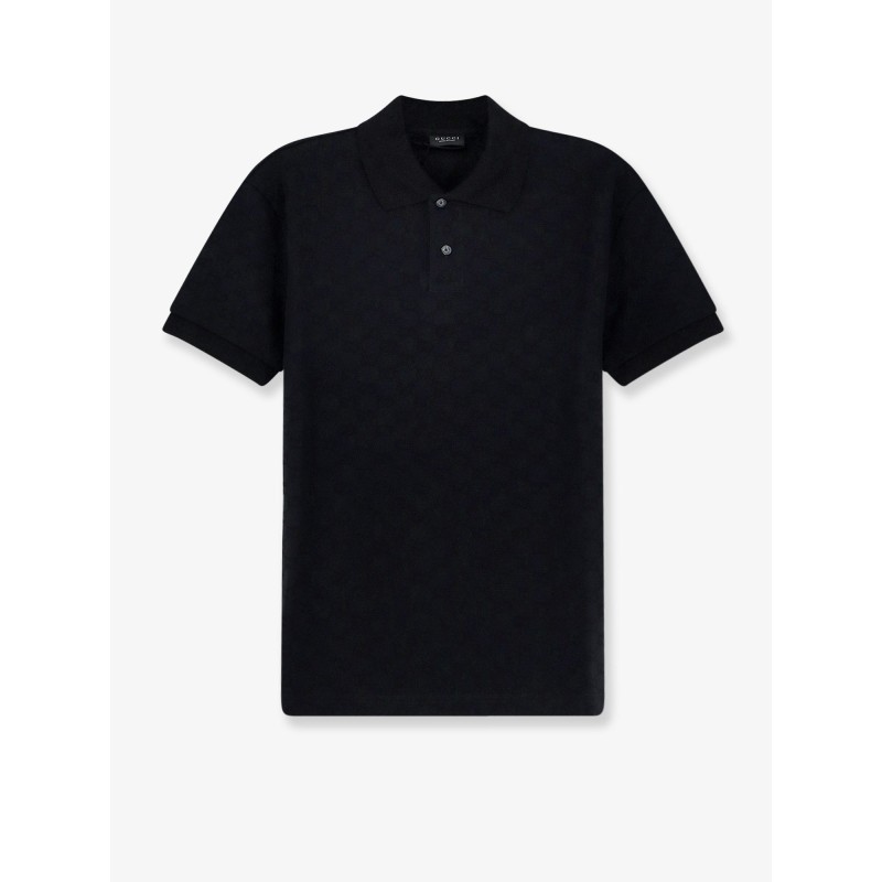GG viscose blend polo shirt
