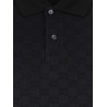 GG viscose blend polo shirt