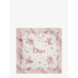Dior Lilac Bouquet Print Silk foulard