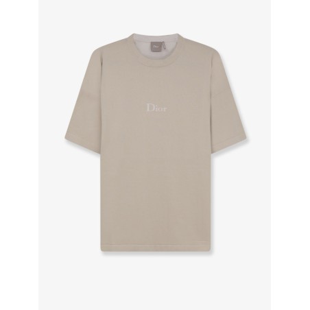 Cotton T-shirt with lettering logo