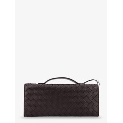 Andiamo Leather Clutch with Intrecciato motif