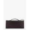 Andiamo Leather Clutch with Intrecciato motif
