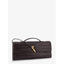 Andiamo Leather Clutch with Intrecciato motif