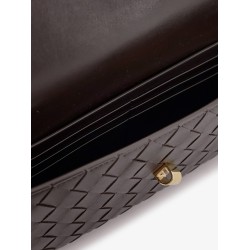 Andiamo Leather Clutch with Intrecciato motif
