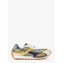 Orbit mesh and leather sneakers