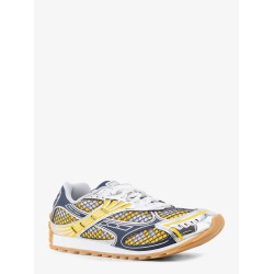 Orbit mesh and leather sneakers
