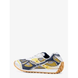 Orbit mesh and leather sneakers