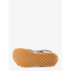 Orbit mesh and leather sneakers