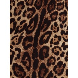 Midi Dress with Animal Print