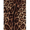 Midi Dress with Animal Print