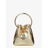 Bon Bon Metallic Leather Bucket Bag