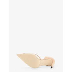 Brigitte voile and suede décolleté