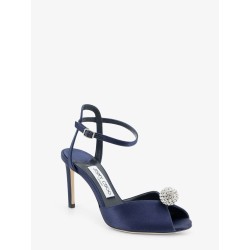 Sacora satin sandals with crystal detail