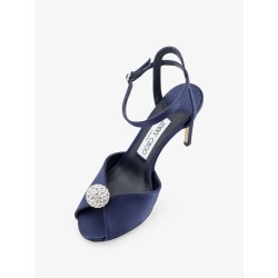Sacora satin sandals with crystal detail