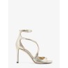 Azia glittered leather sandals