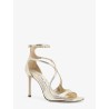Azia glittered leather sandals