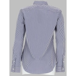 CAMICIA A RIGHE CON LOGO