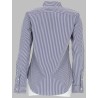 CAMICIA A RIGHE CON LOGO