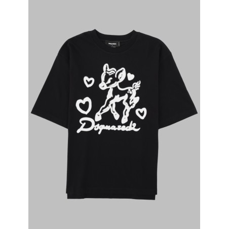 T-SHIRT CON STAMPA E LOGO