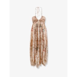Roselight silk dress