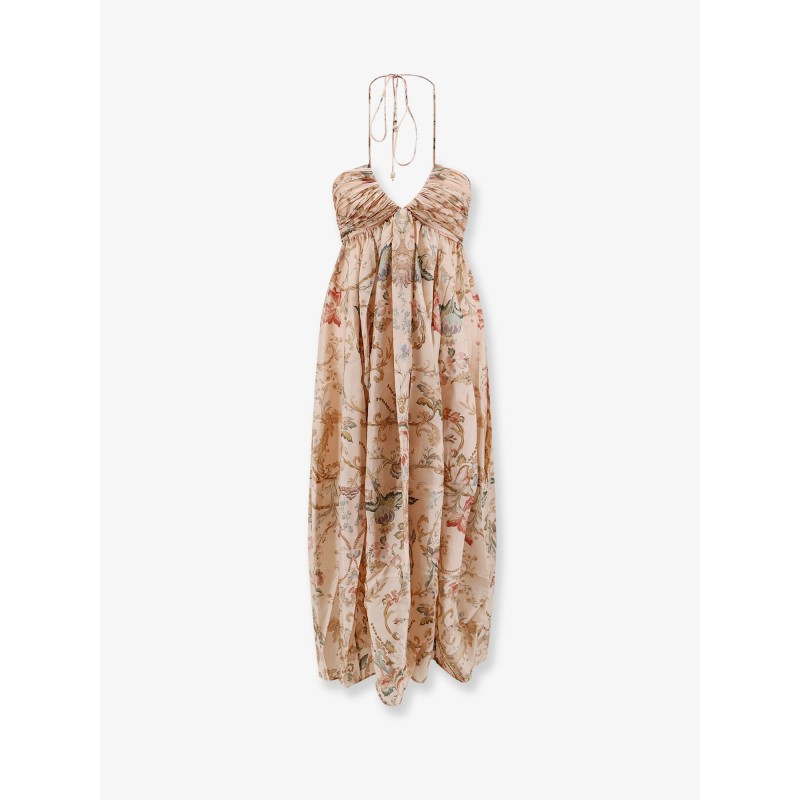 Roselight silk dress