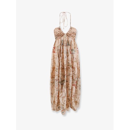 Roselight silk dress