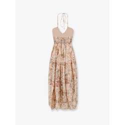 Roselight silk dress