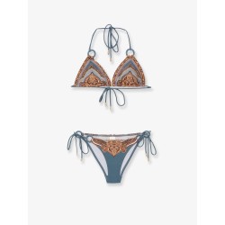 Mahon nylon bikini with paisley print