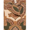 Mahon nylon one-piece swimsuit with paisley print