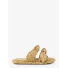 Carousel raffia sandals