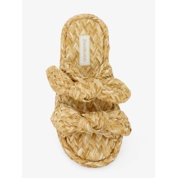 Carousel raffia sandals