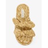 Carousel raffia sandals