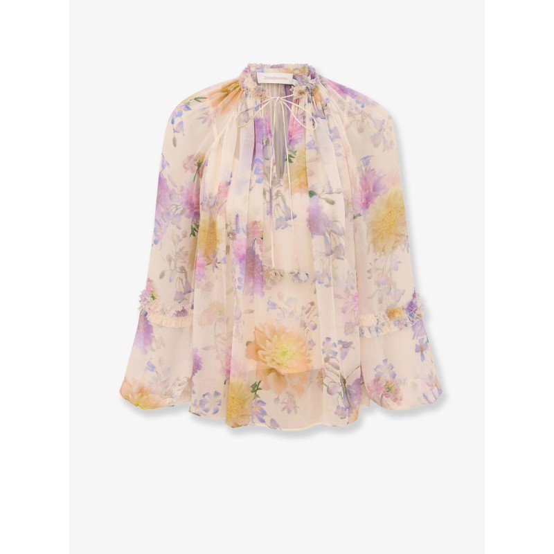 Luna viscose shirt with floral print